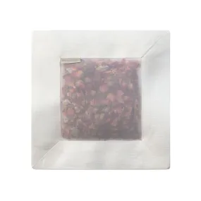 Rose Square Sachet Ivory Linen