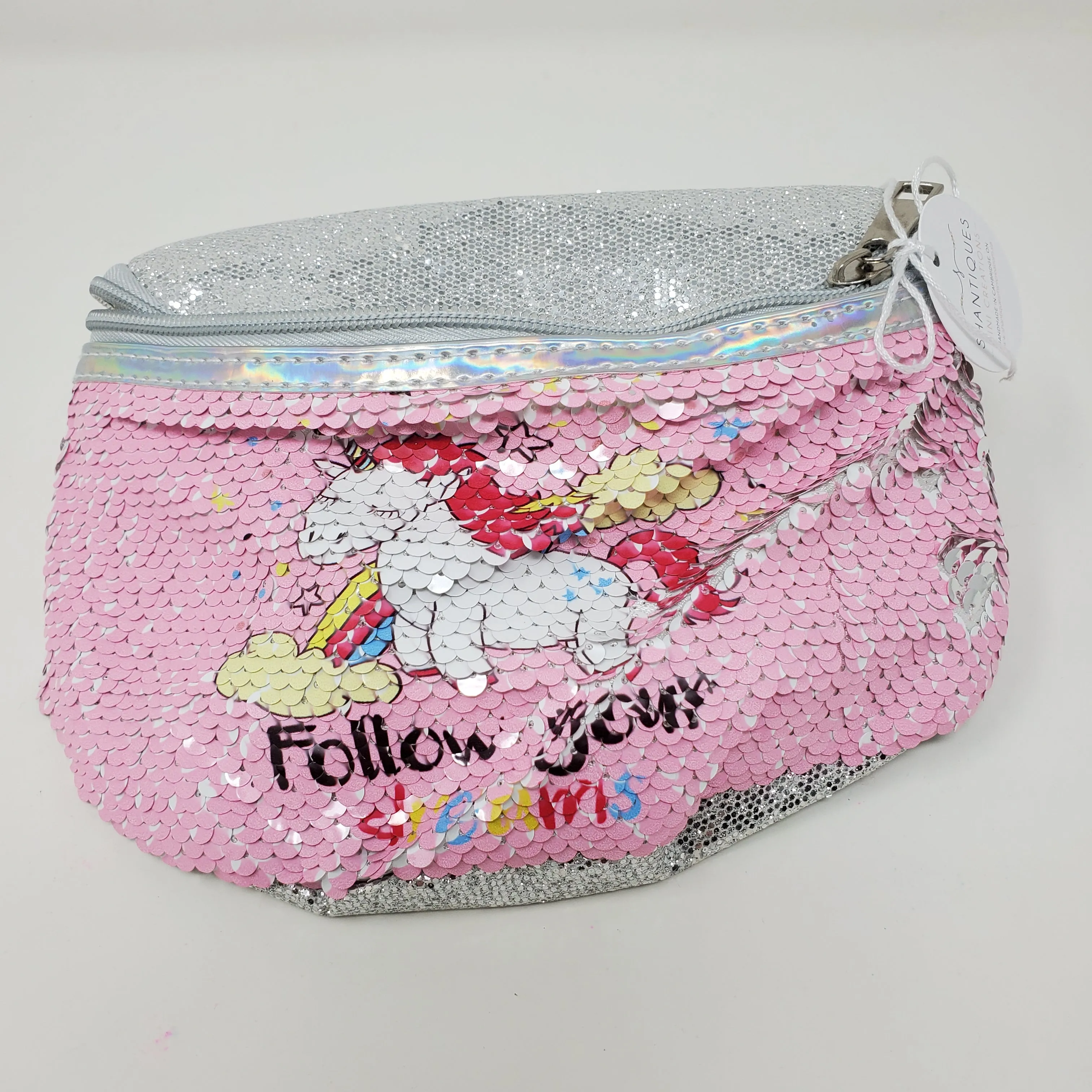 Sequins Unicorn Fanny Bag