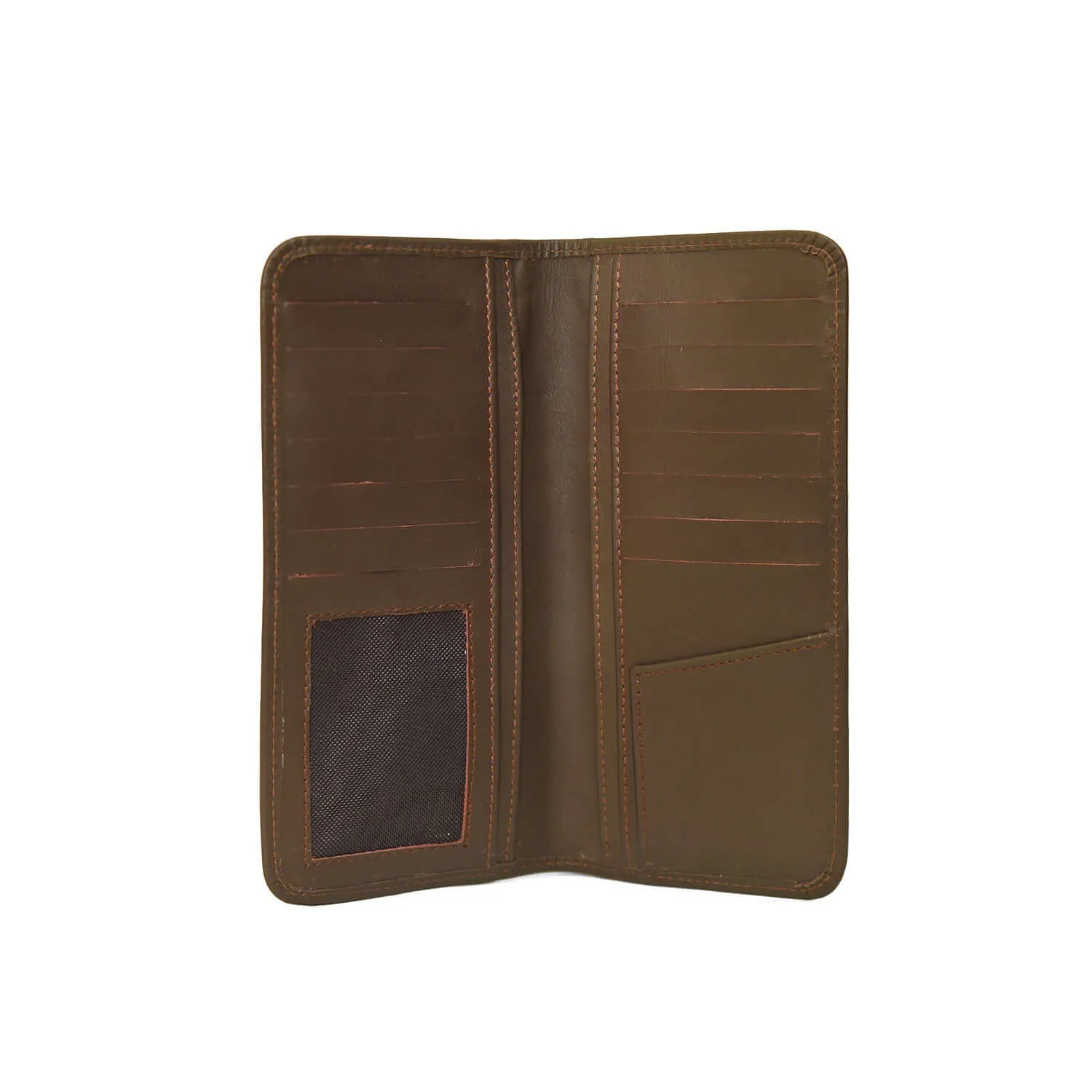 SMART LEATHER WALLET CHOCO