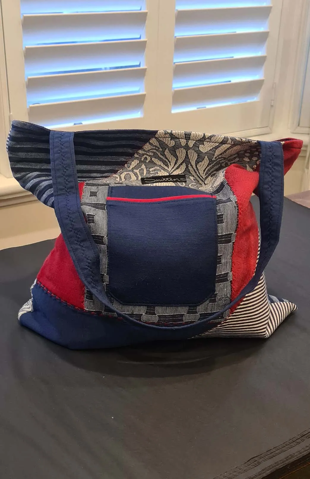 Smitten Patchwork Tote Bag