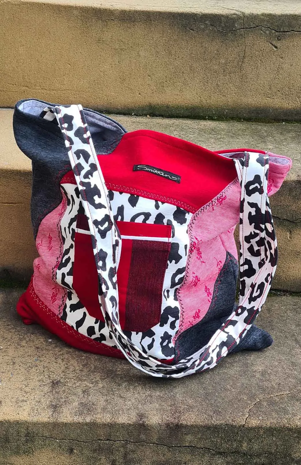 Smitten Patchwork Tote Bag