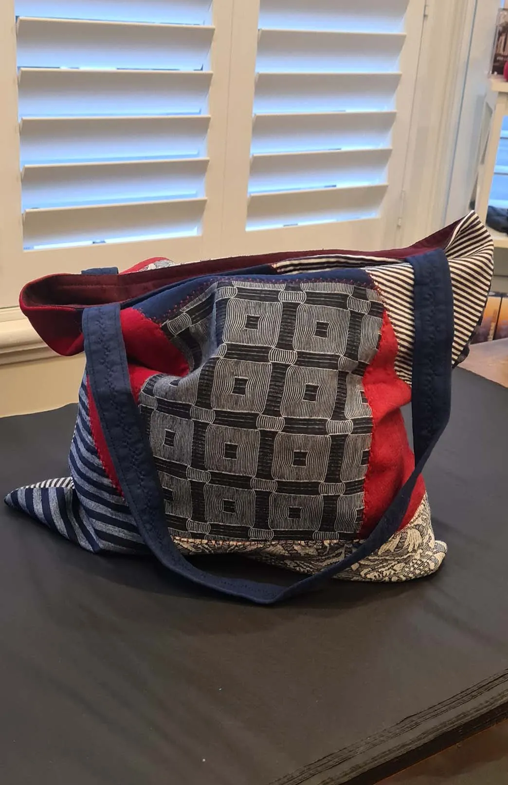 Smitten Patchwork Tote Bag