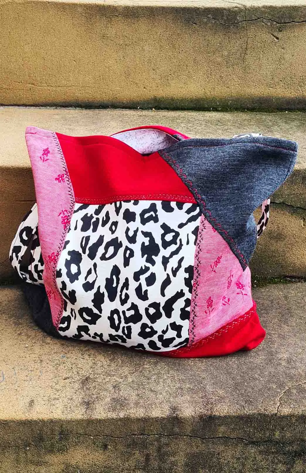 Smitten Patchwork Tote Bag