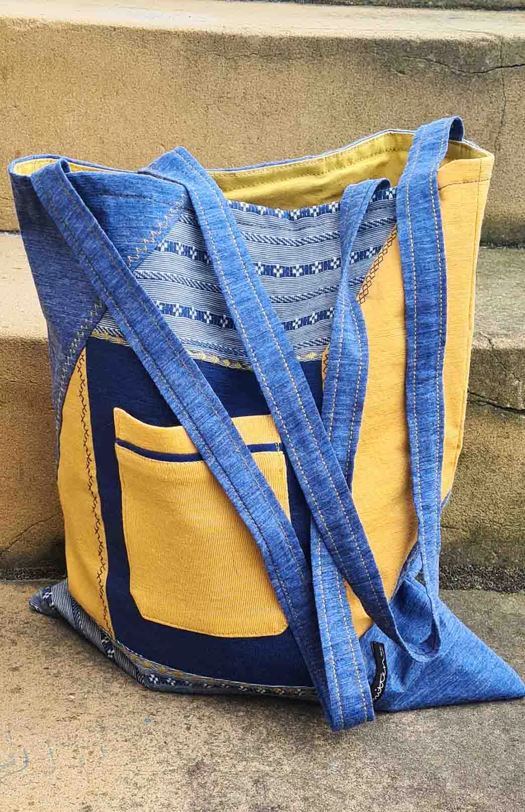 Smitten Patchwork Tote Bag