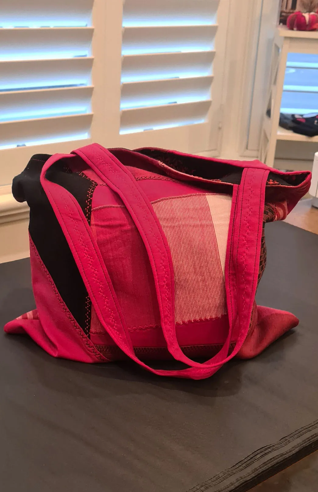 Smitten Patchwork Tote Bag