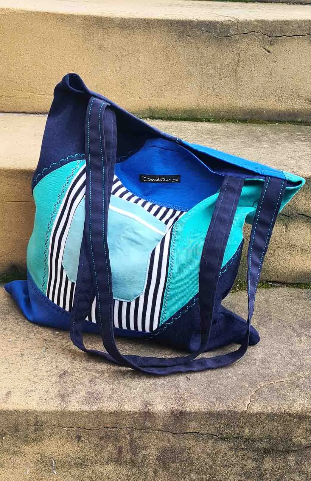 Smitten Patchwork Tote Bag