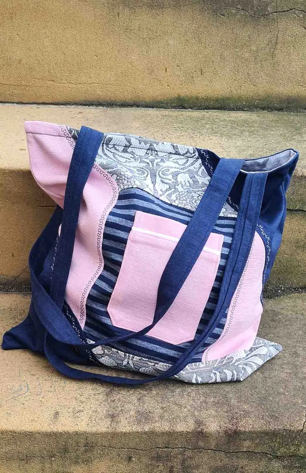 Smitten Patchwork Tote Bag