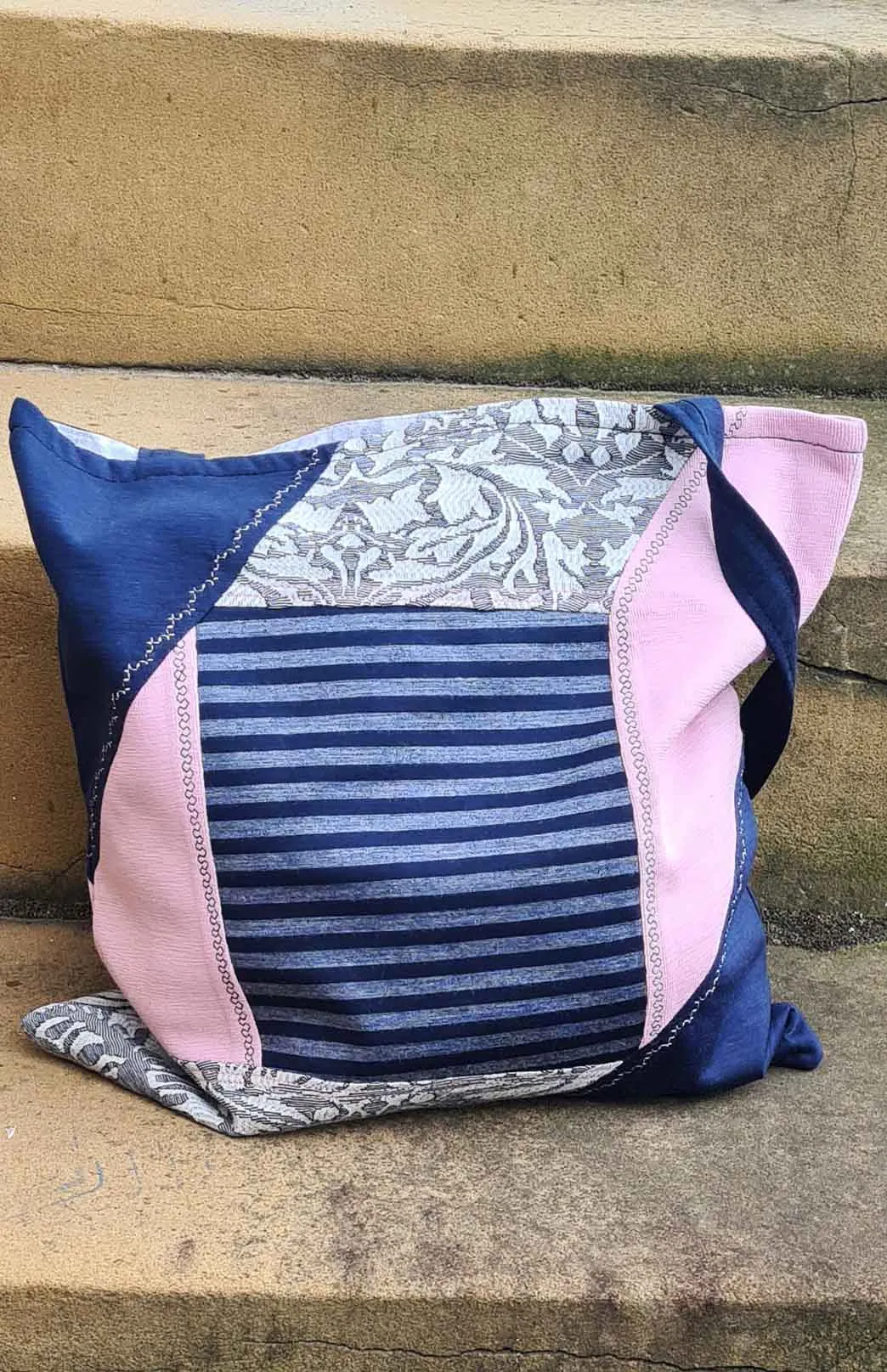 Smitten Patchwork Tote Bag