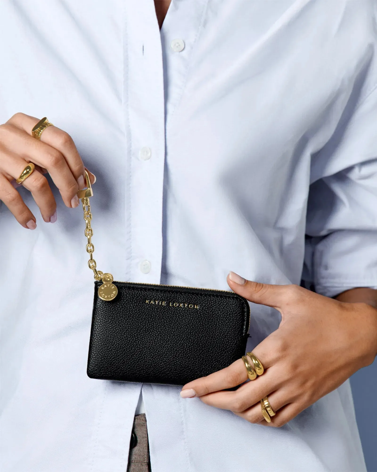 Tilly Keychain Purse - Black