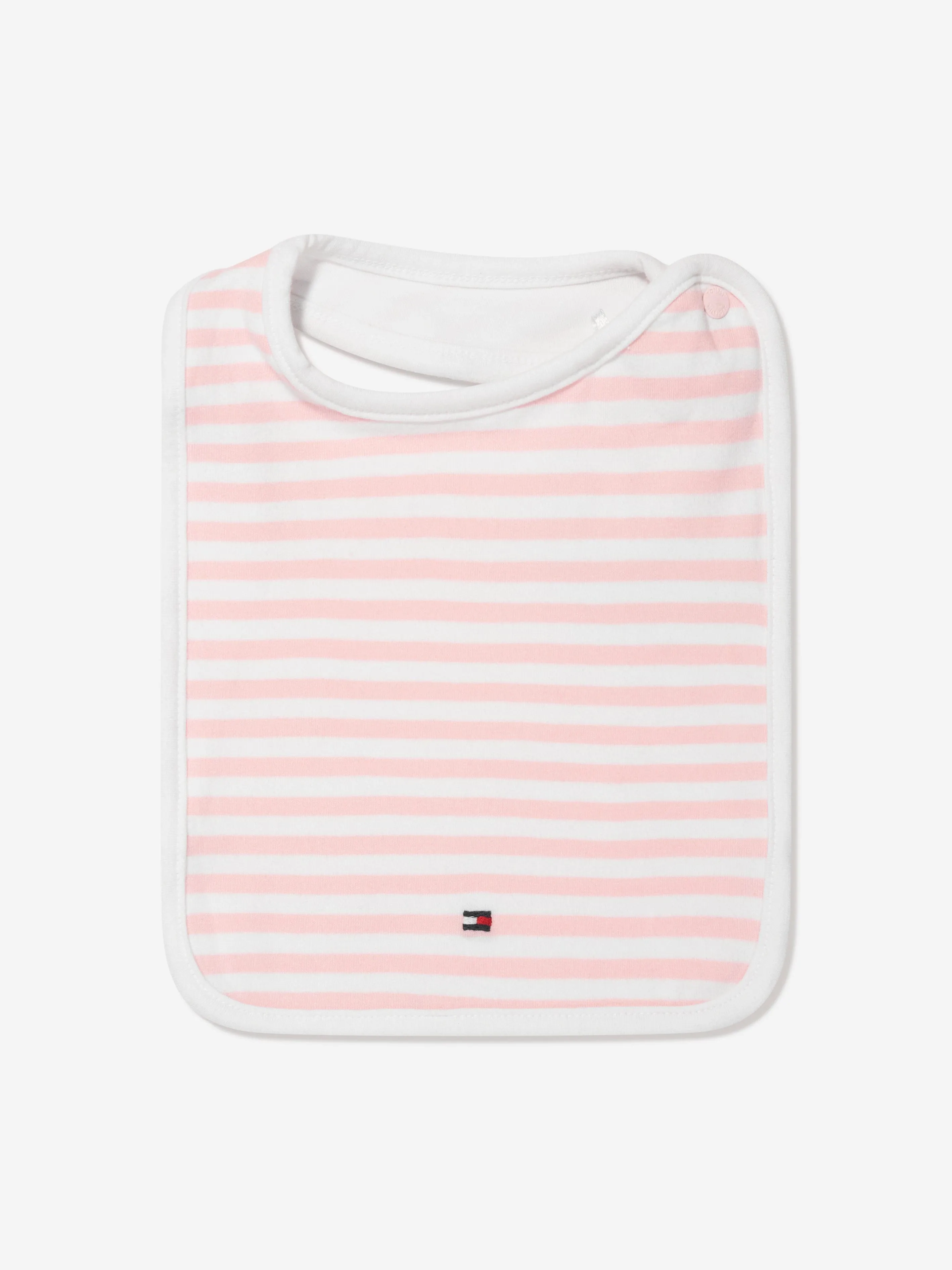 Tommy Hilfiger Baby Girls Monotype Bibs Gift Set in Pink