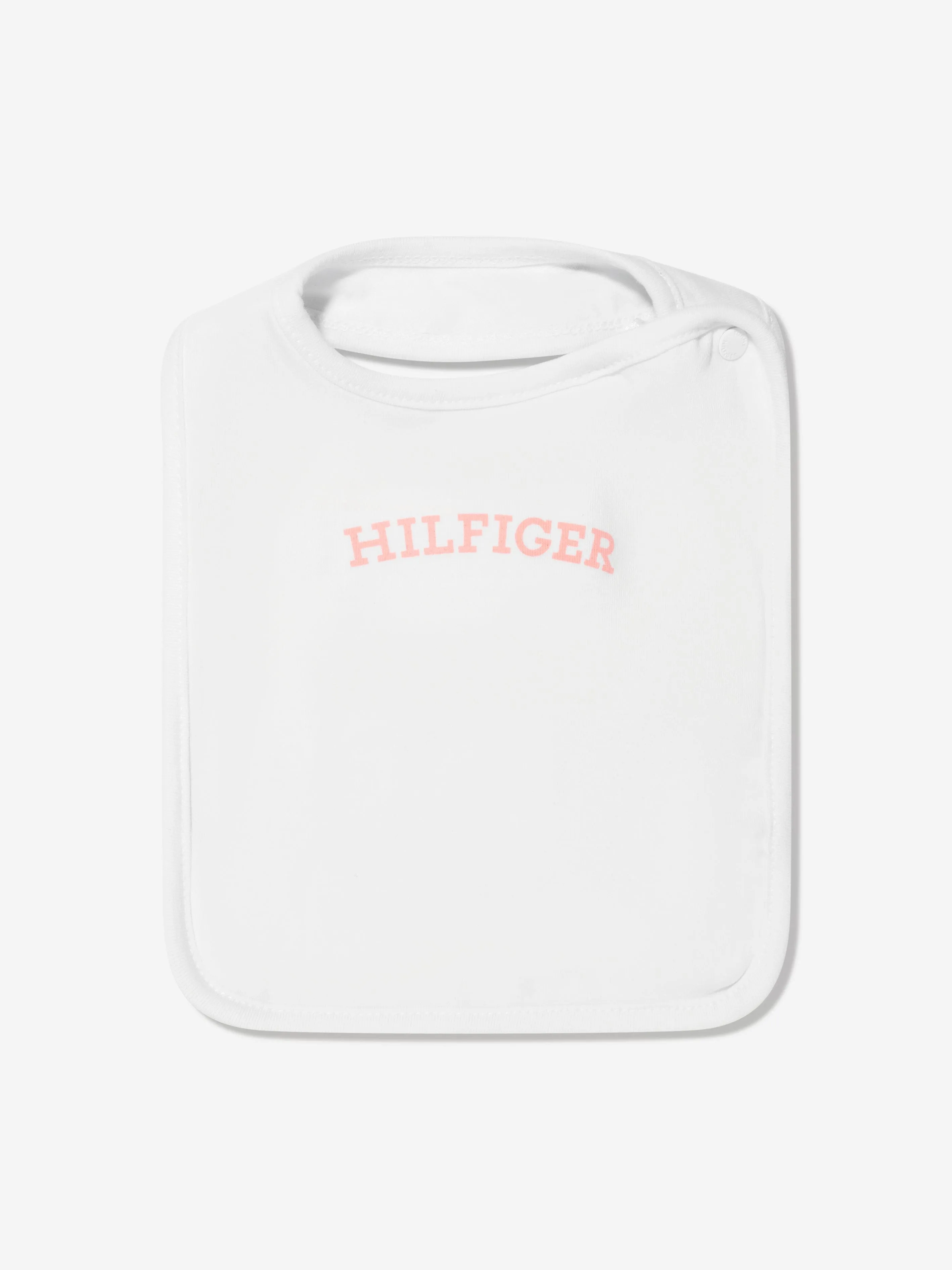 Tommy Hilfiger Baby Girls Monotype Bibs Gift Set in Pink