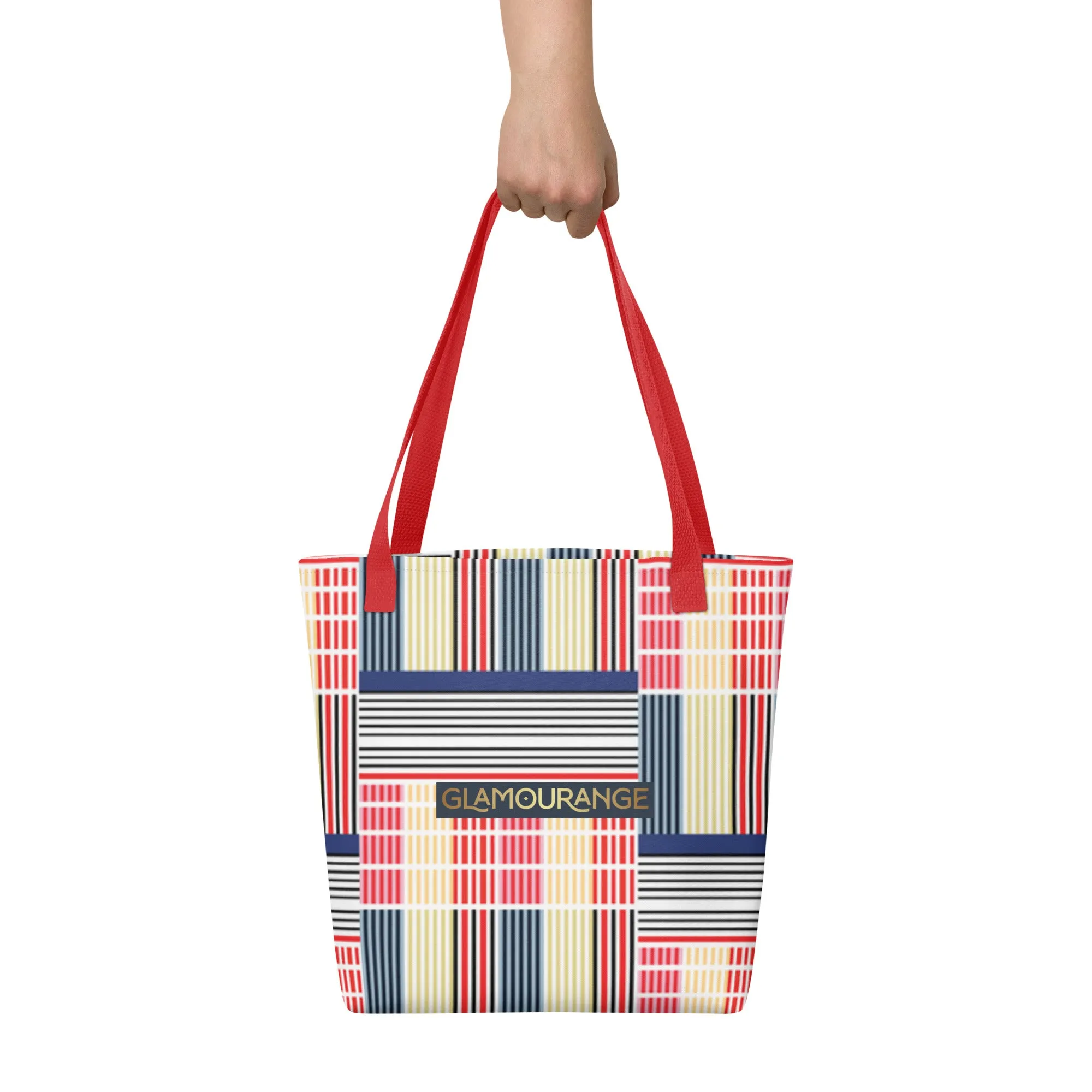Tote Bag Women Designer (Stripe Bag Pattern 003)