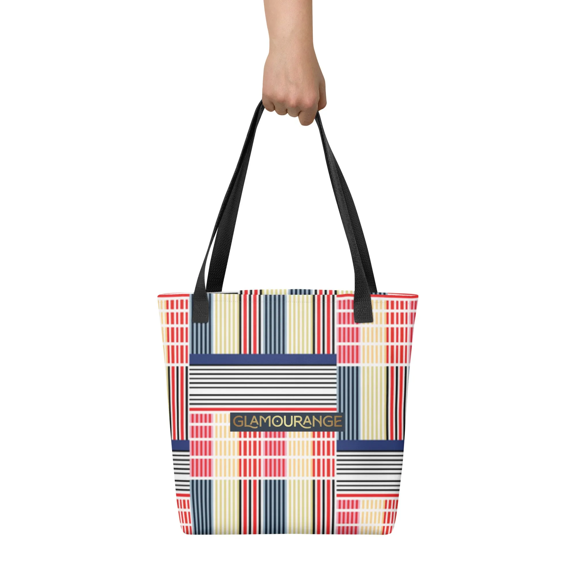 Tote Bag Women Designer (Stripe Bag Pattern 003)