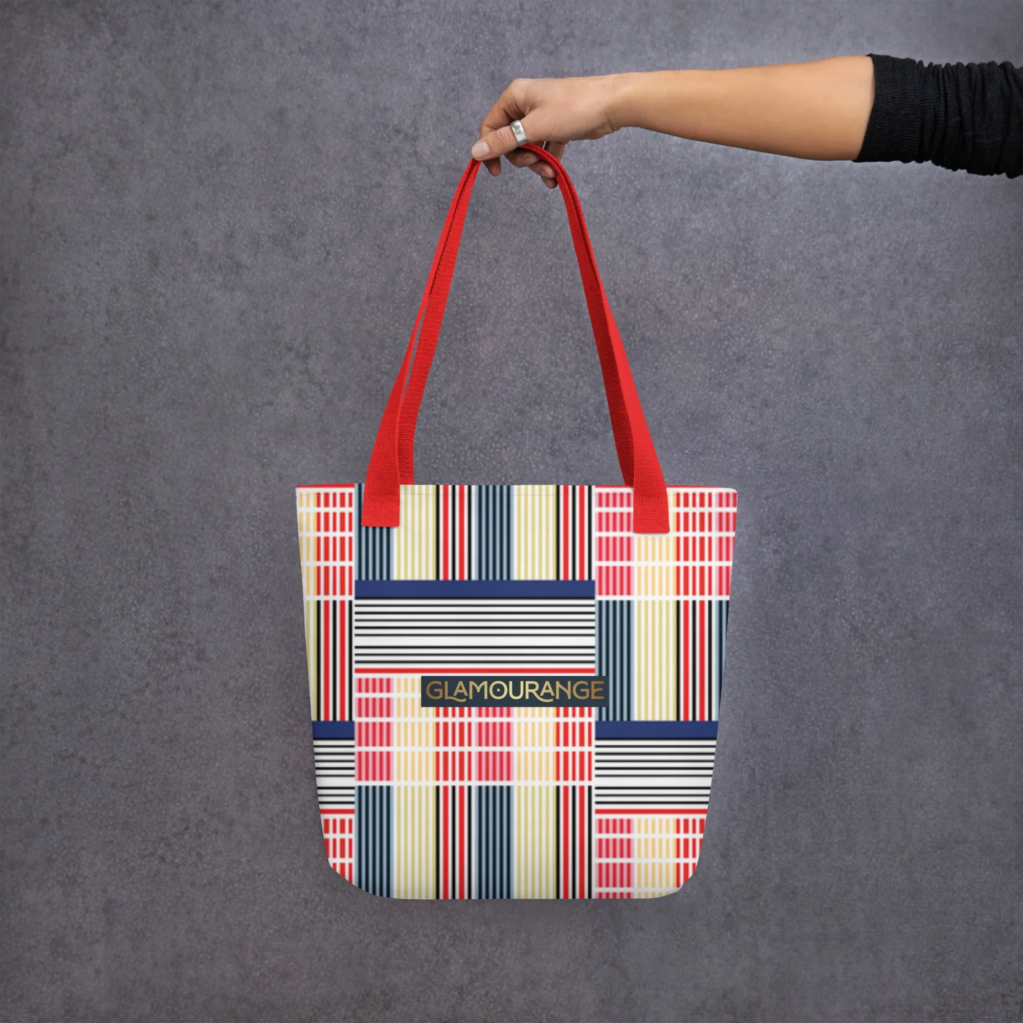 Tote Bag Women Designer (Stripe Bag Pattern 003)