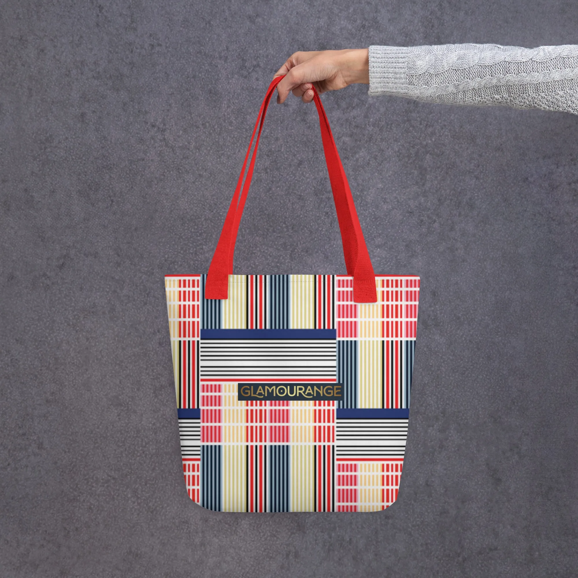 Tote Bag Women Designer (Stripe Bag Pattern 003)