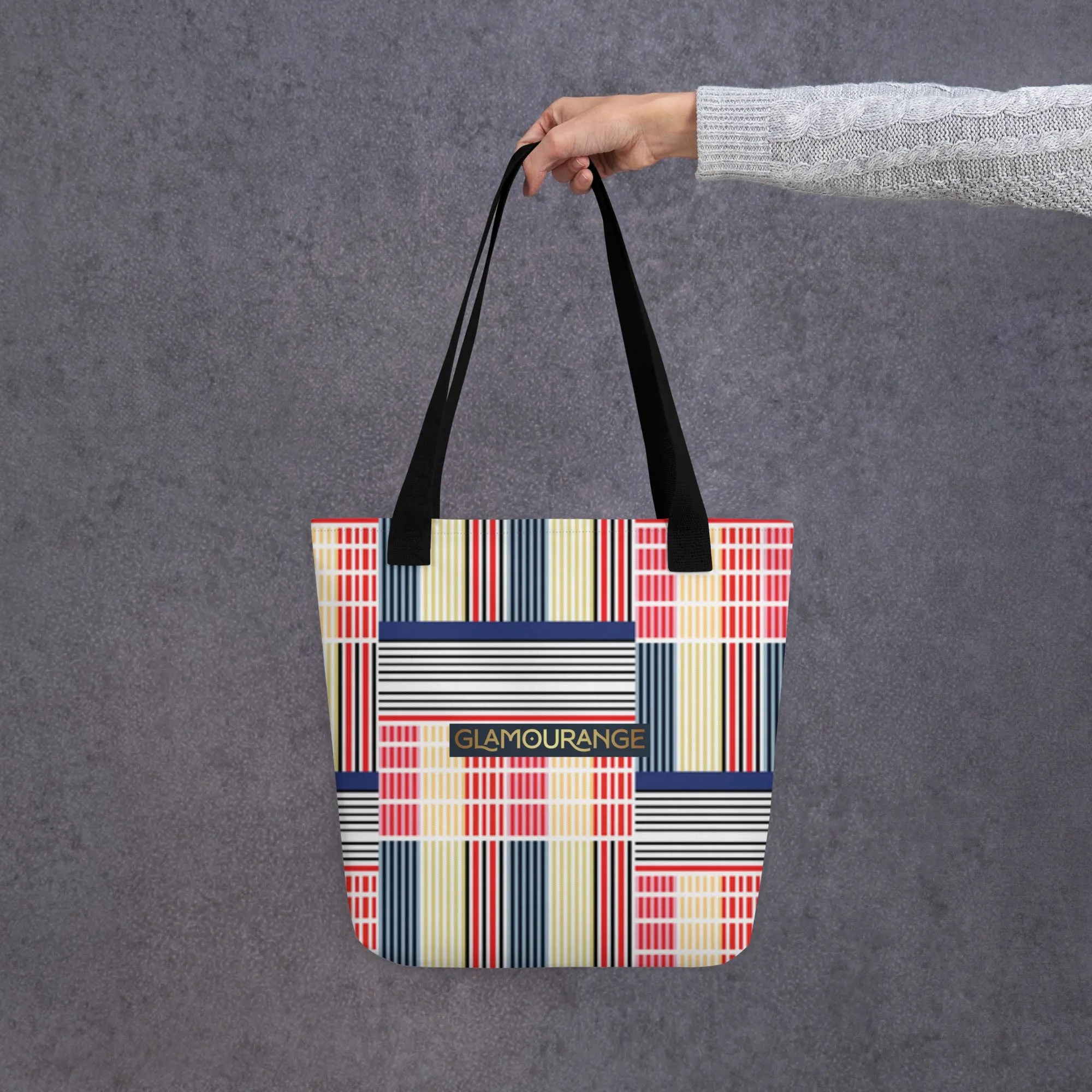 Tote Bag Women Designer (Stripe Bag Pattern 003)