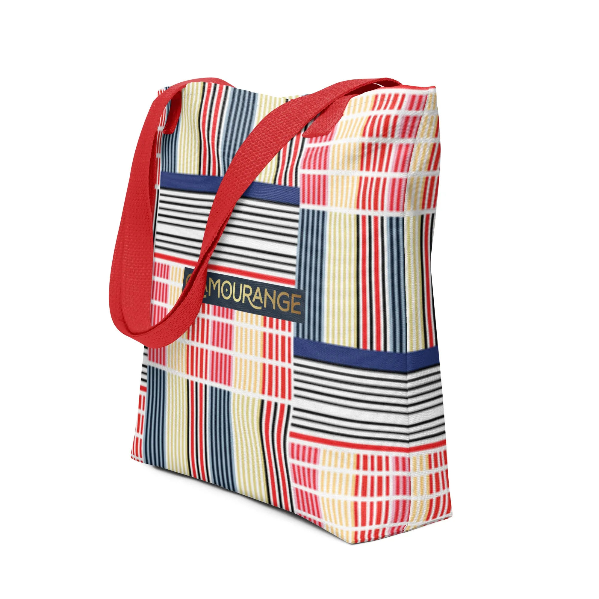 Tote Bag Women Designer (Stripe Bag Pattern 003)