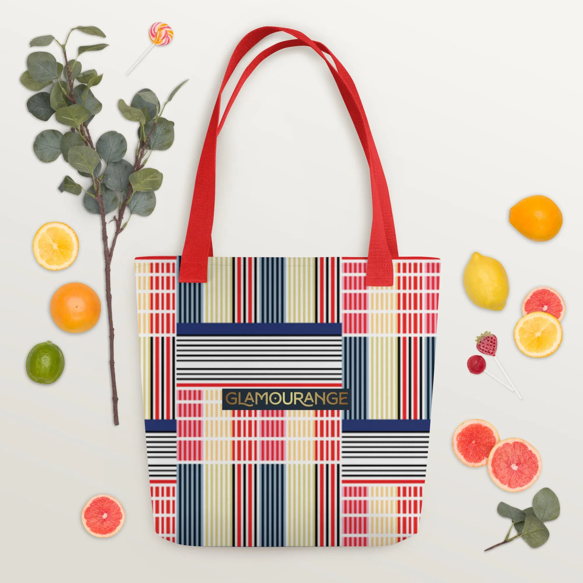 Tote Bag Women Designer (Stripe Bag Pattern 003)