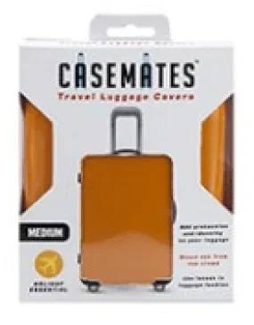 Travel suitcase cover - Medium - perfect for ensuring your luggage stands out! - Orange