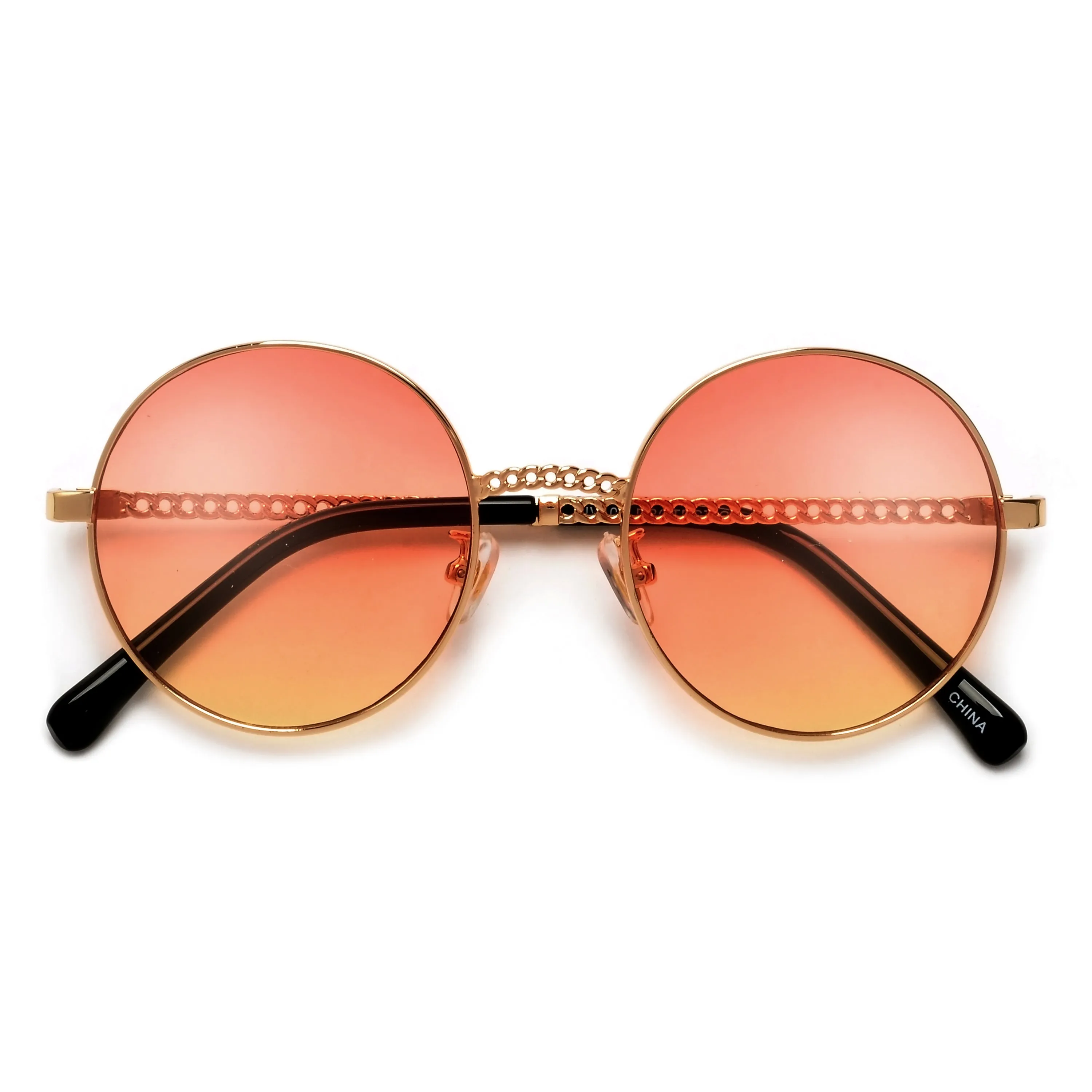 Vintage Round Chain Link Boho Sunnies