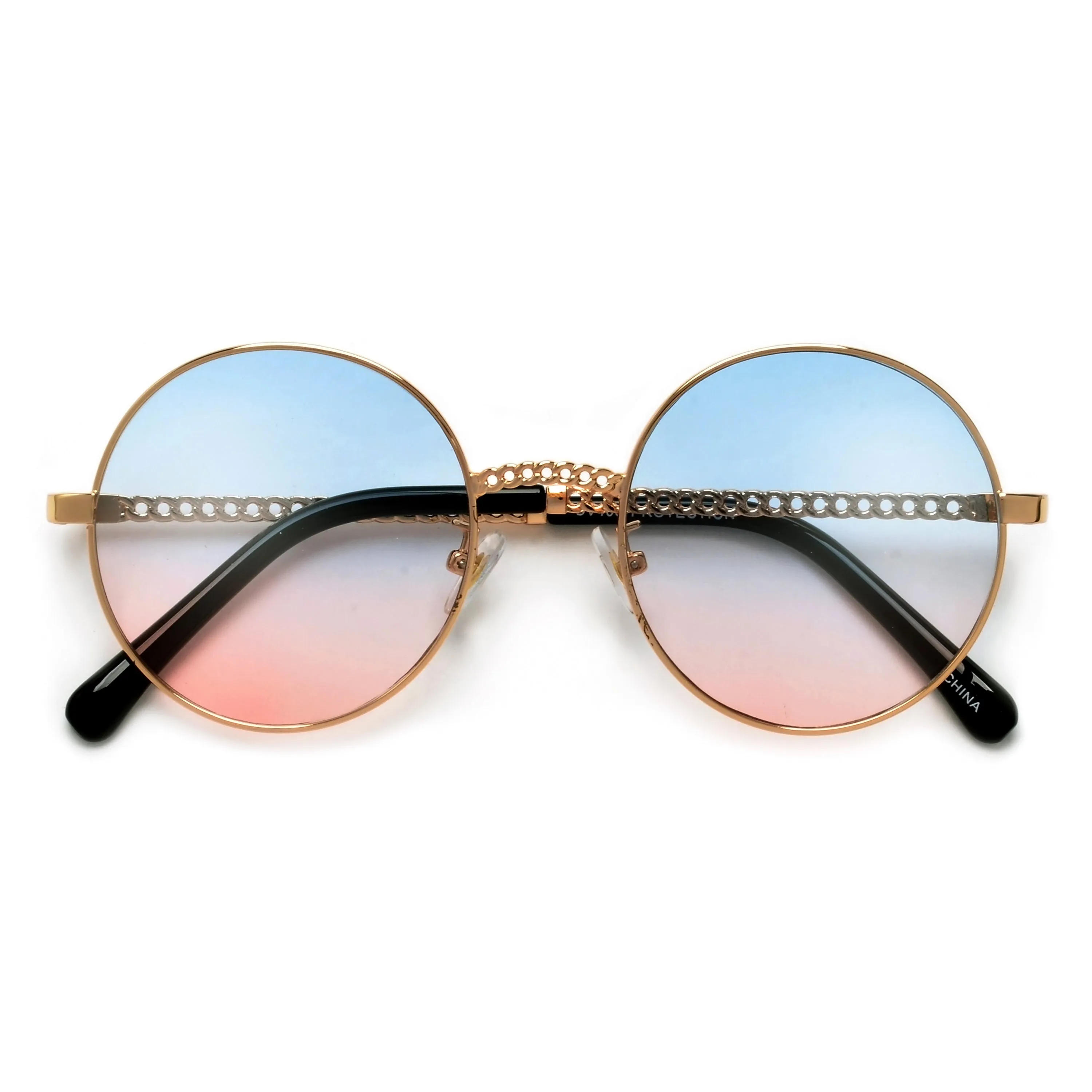Vintage Round Chain Link Boho Sunnies