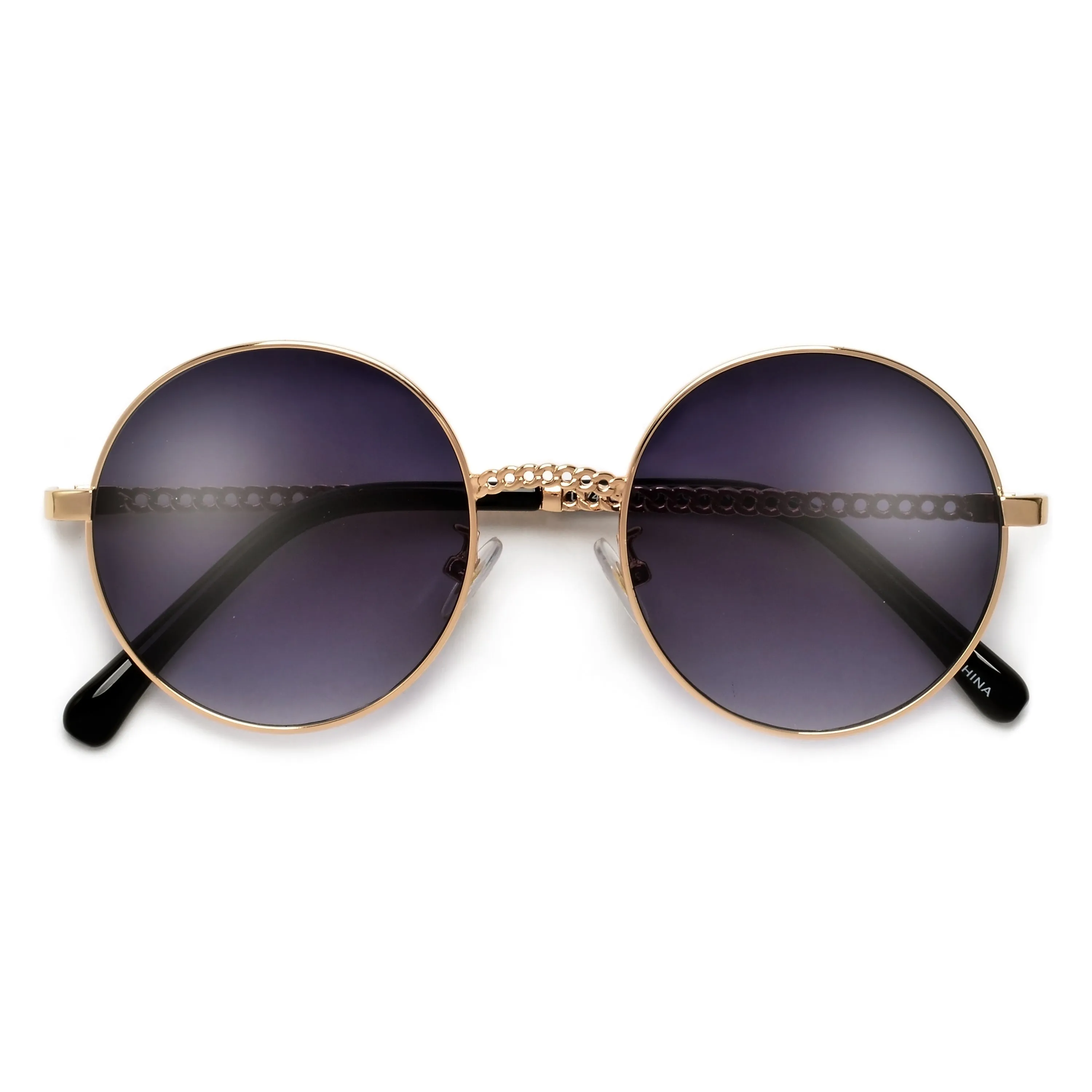 Vintage Round Chain Link Boho Sunnies