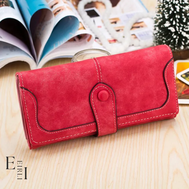 Wallet Women, Fabric Polyester, Red
