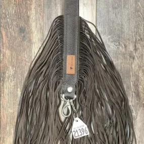 Western Mini Leather Fringe Strap 48" #21396