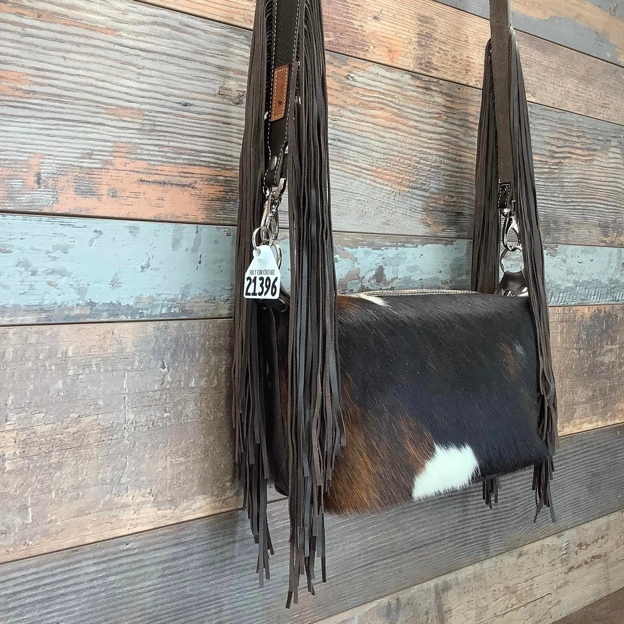 Western Mini Leather Fringe Strap 48" #21396